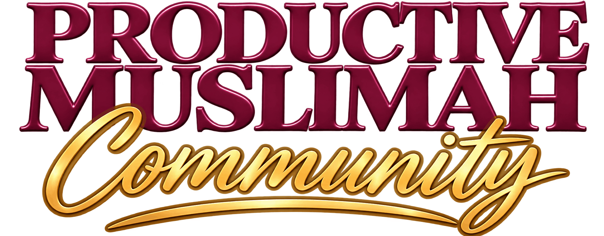 Plum and Gold Community Logo (